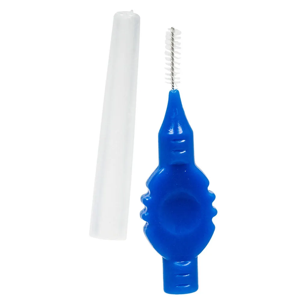 10 Pack Interdental Brushes W/ Cap Toothpicks Professional Dental Hygiene Picks