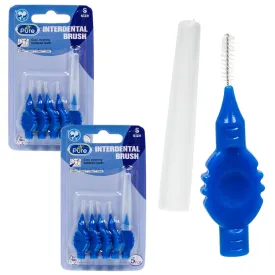 10 Pack Interdental Brushes W/ Cap Toothpicks Professional Dental Hygiene Picks