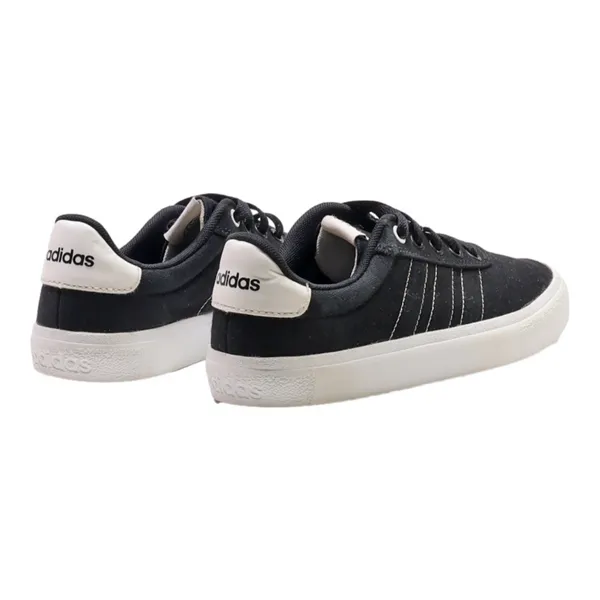 ADIDAS Low Top Trainers Black Canvas Womens UK 4