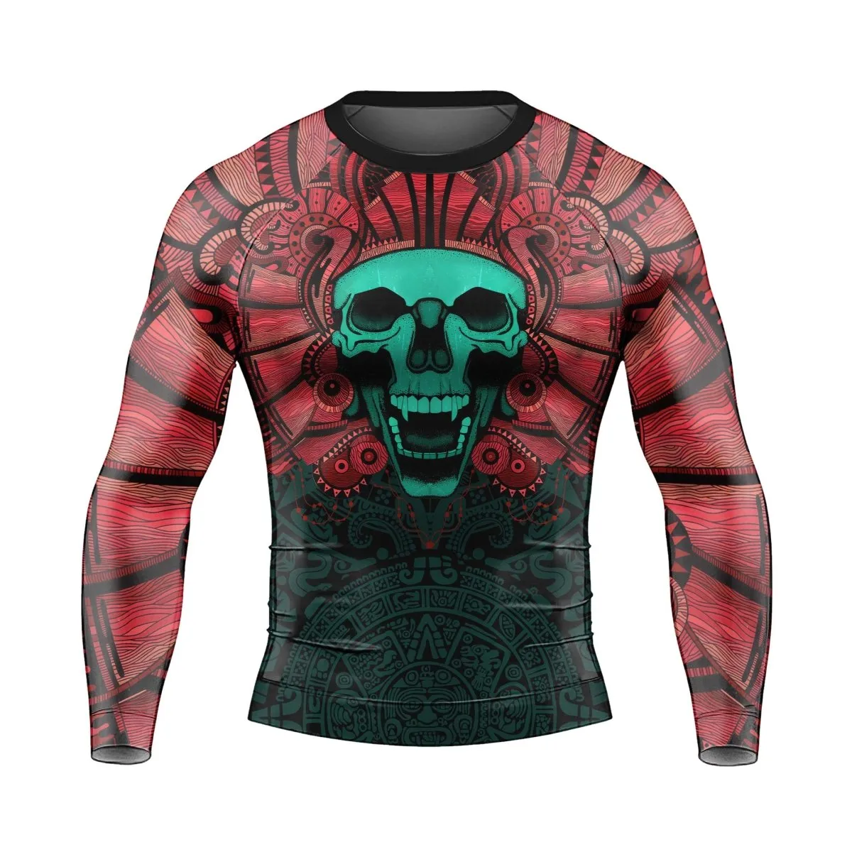 Aztec Heritage Men's Long Sleeve Rash Guard