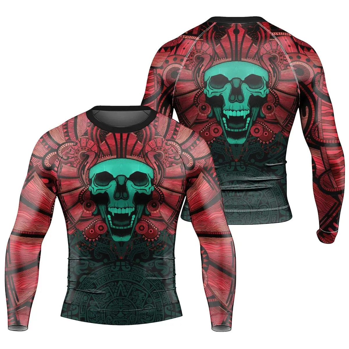 Aztec Heritage Men's Long Sleeve Rash Guard