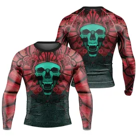 Aztec Heritage Men's Long Sleeve Rash Guard