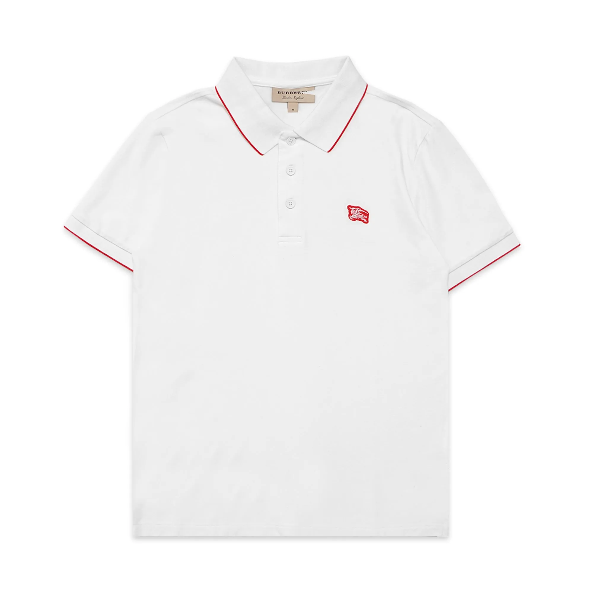 BRBRY Embroidered Knight Logo Pique Polo Shirt