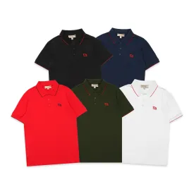 BRBRY Embroidered Knight Logo Pique Polo Shirt