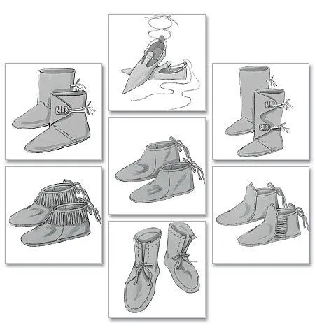 Butterick 5233 Historical Footwear Pattern