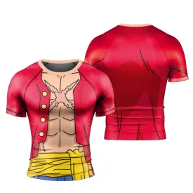 Classic Luffy Short Sleeve Rash Guard