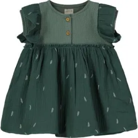 ettie   h Cadan Dress - Green Feathers