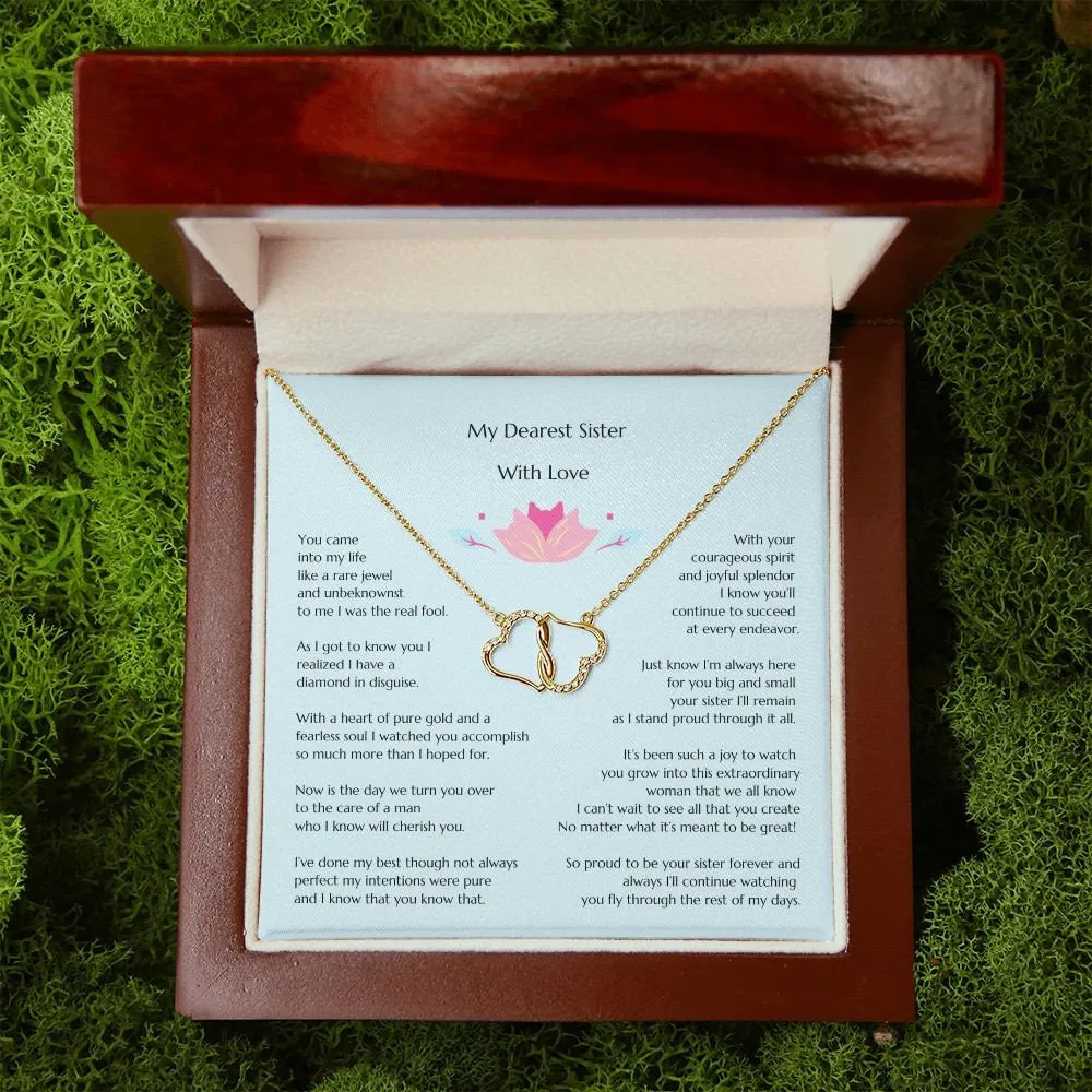 Gift for Bride, Necklace for Bride, Sister Bride Wedding, Everlasting Love, Gift from Sister, Gift from Sister of the Bride, Sibling Wedding