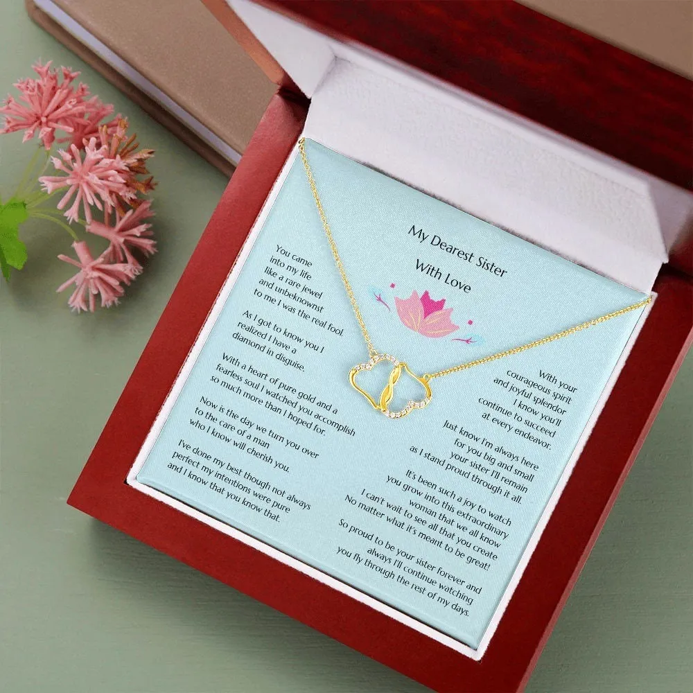 Gift for Bride, Necklace for Bride, Sister Bride Wedding, Everlasting Love, Gift from Sister, Gift from Sister of the Bride, Sibling Wedding