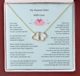 Gift for Bride, Necklace for Bride, Sister Bride Wedding, Everlasting Love, Gift from Sister, Gift from Sister of the Bride, Sibling Wedding