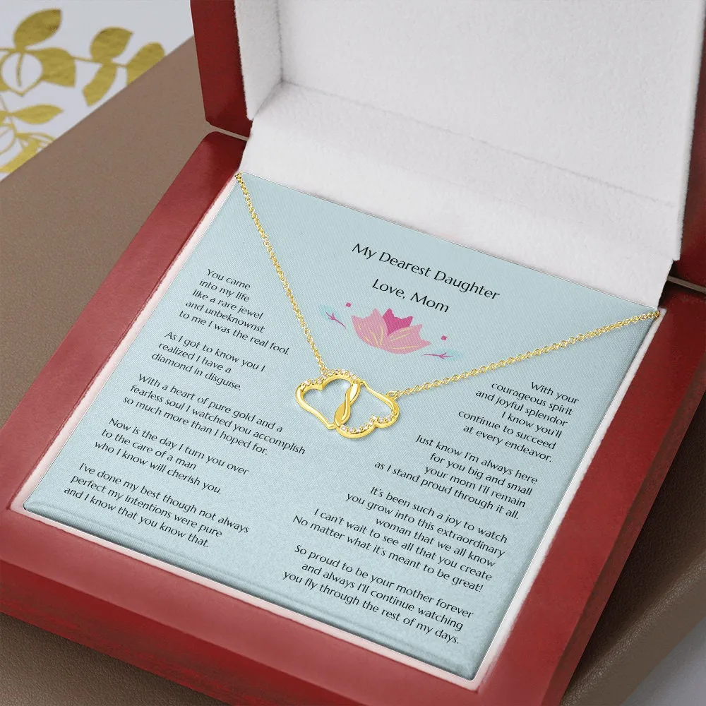 Gift for Bride, Wedding Gift for Bride from MOB, Bridal Necklace from Mom, Mom to Daughter Bridal Gift, To Bride from MOB