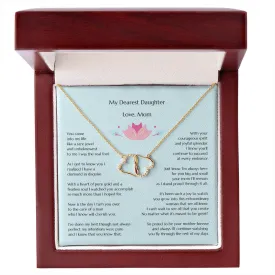 Gift for Bride, Wedding Gift for Bride from MOB, Bridal Necklace from Mom, Mom to Daughter Bridal Gift, To Bride from MOB