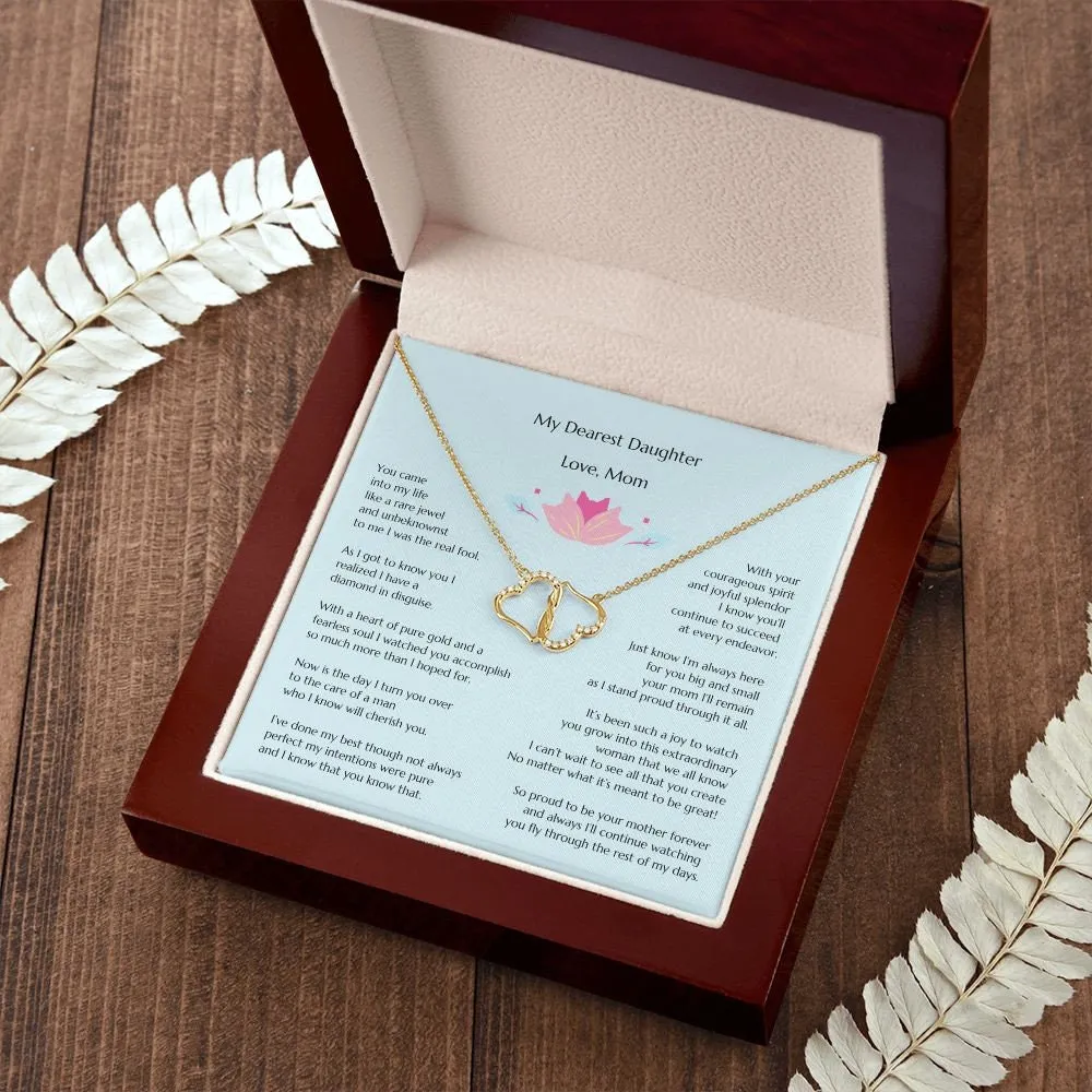 Gift for Bride, Wedding Gift for Bride from MOB, Bridal Necklace from Mom, Mom to Daughter Bridal Gift, To Bride from MOB