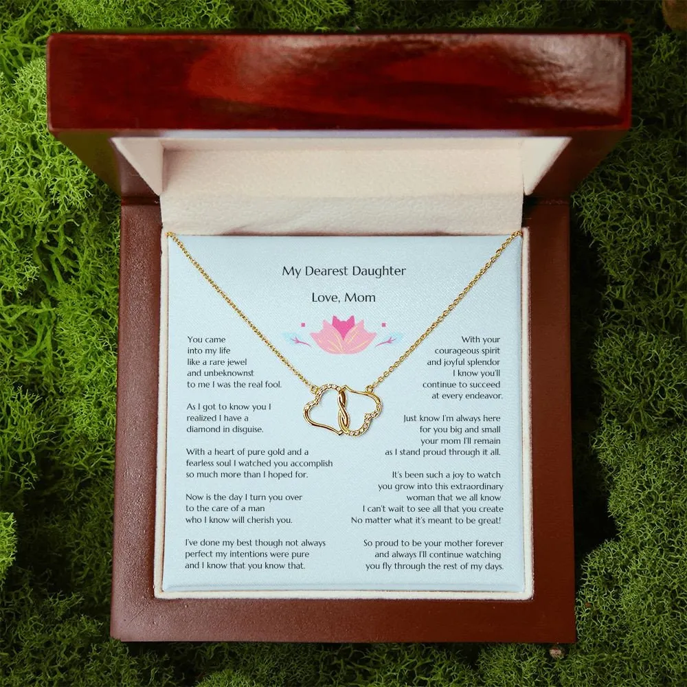 Gift for Bride, Wedding Gift for Bride from MOB, Bridal Necklace from Mom, Mom to Daughter Bridal Gift, To Bride from MOB