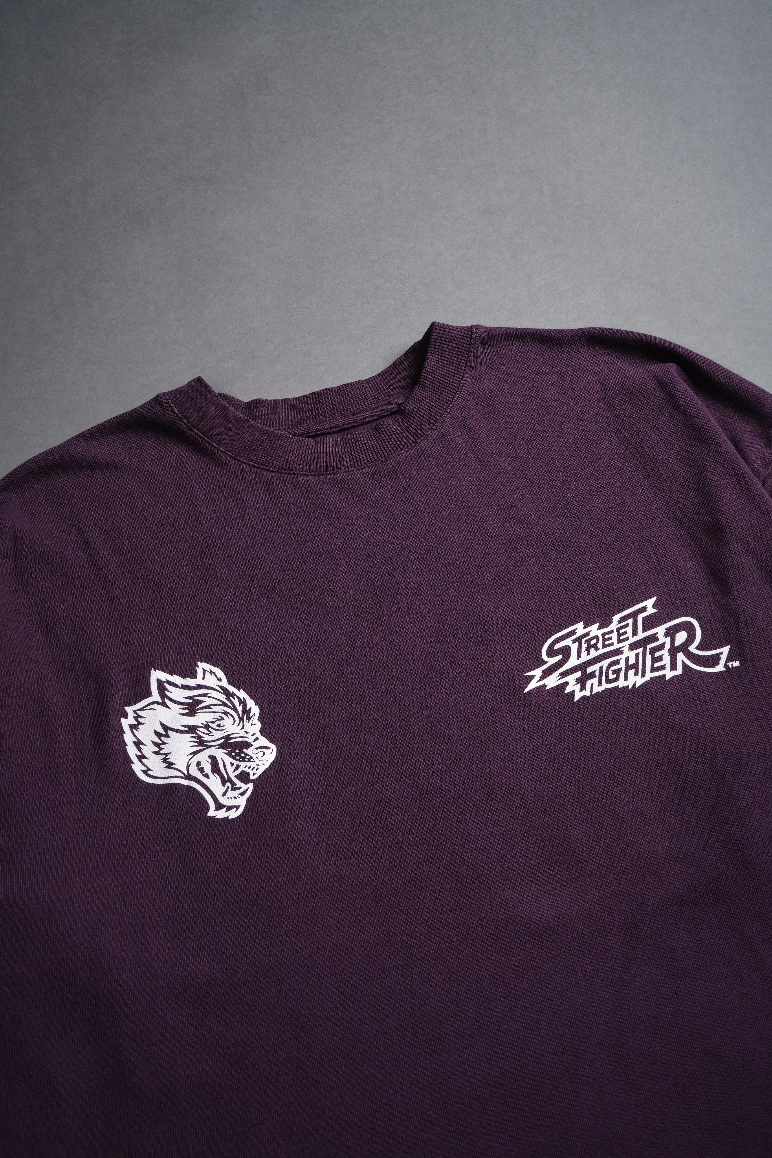 Iron Heart "Premium" Oversized Tee in Storm Purple