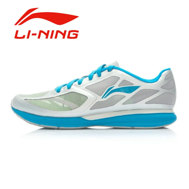Li-Ning Men's Outdoor Portable Running Shoes Li Ning Anti-Skid Breathable PU Fabric Sports Sneakers