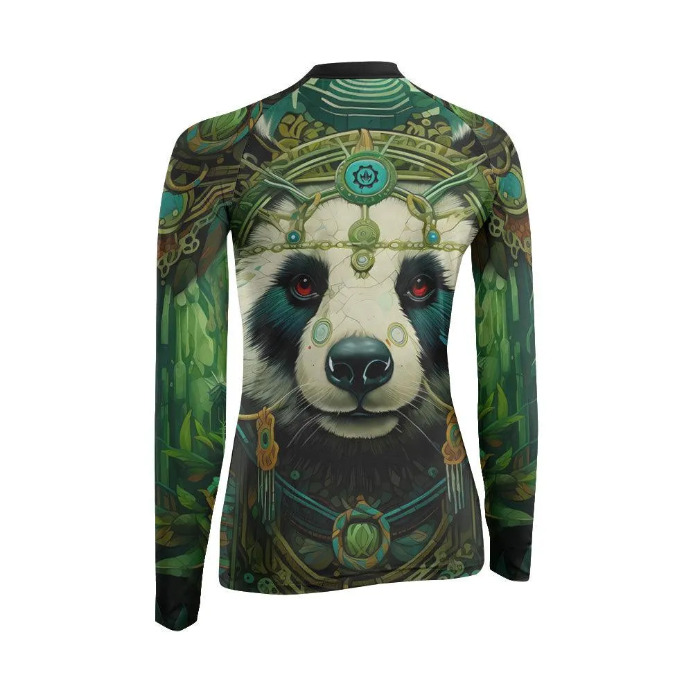 Native Panda Women's Long Sleeve Rash Guard