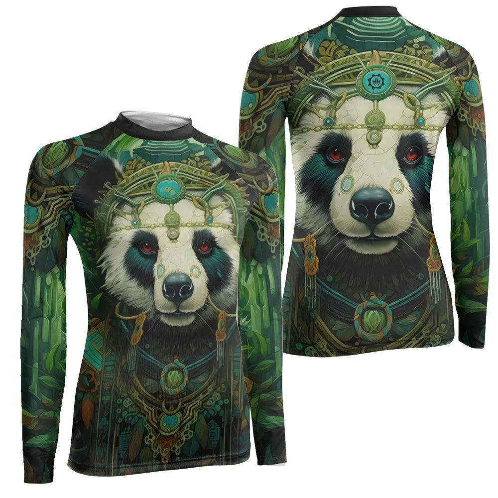 Native Panda Women's Long Sleeve Rash Guard