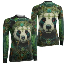 Native Panda Women's Long Sleeve Rash Guard