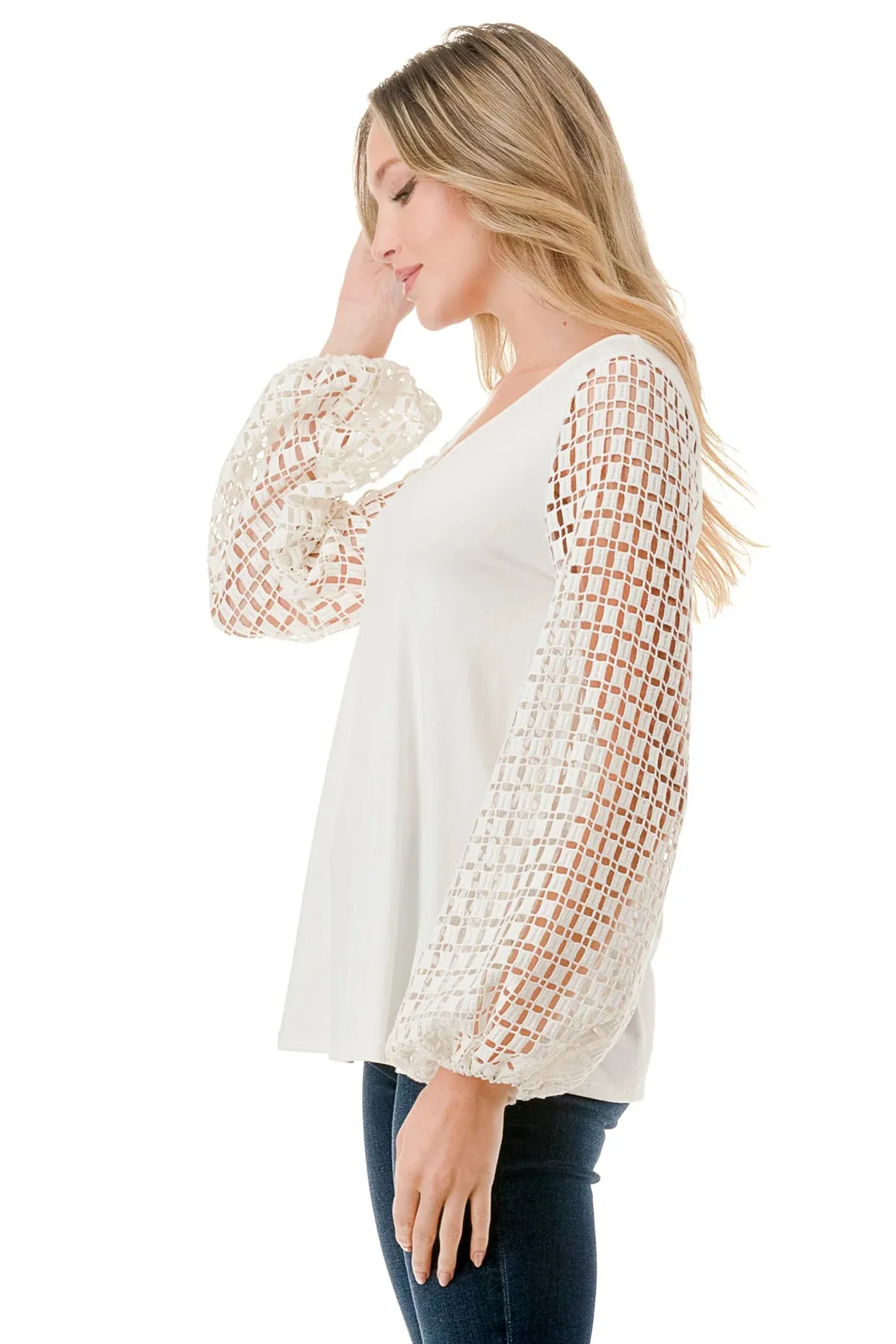 Norah Bubble Sleeve Top