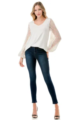 Norah Bubble Sleeve Top