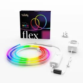 [OPEN BOX] TWINKLY FLEX Starter Kit 2M - 192 LEDs RGB LightApp-Controlled Flexible Light Tube Gen II - White
