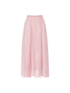 Peach Pink Long Skirt