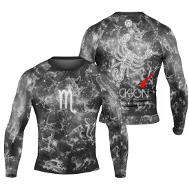 Personalized Zodiac Scorpio Long Sleeve Rash Guard