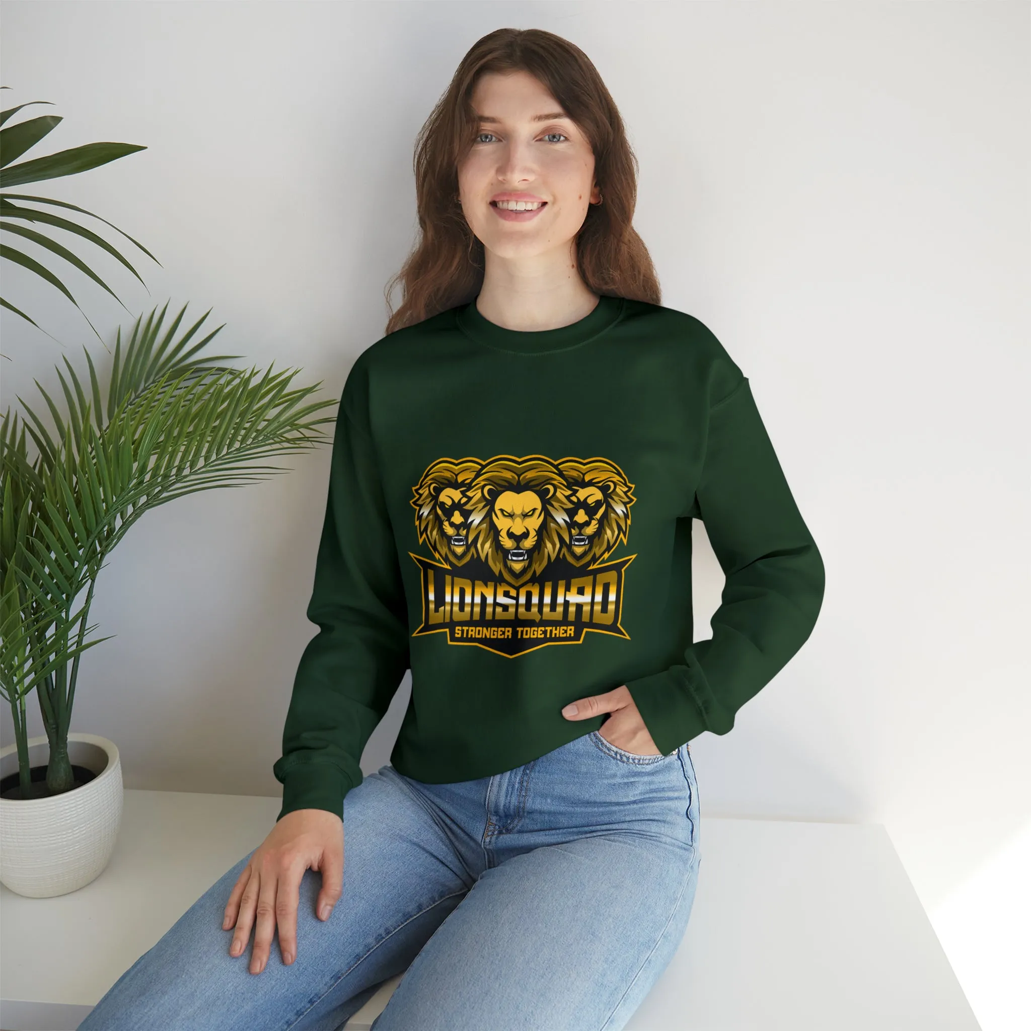 "LIONSQUAD" Unisex Heavy Blend Crewneck Sweatshirt