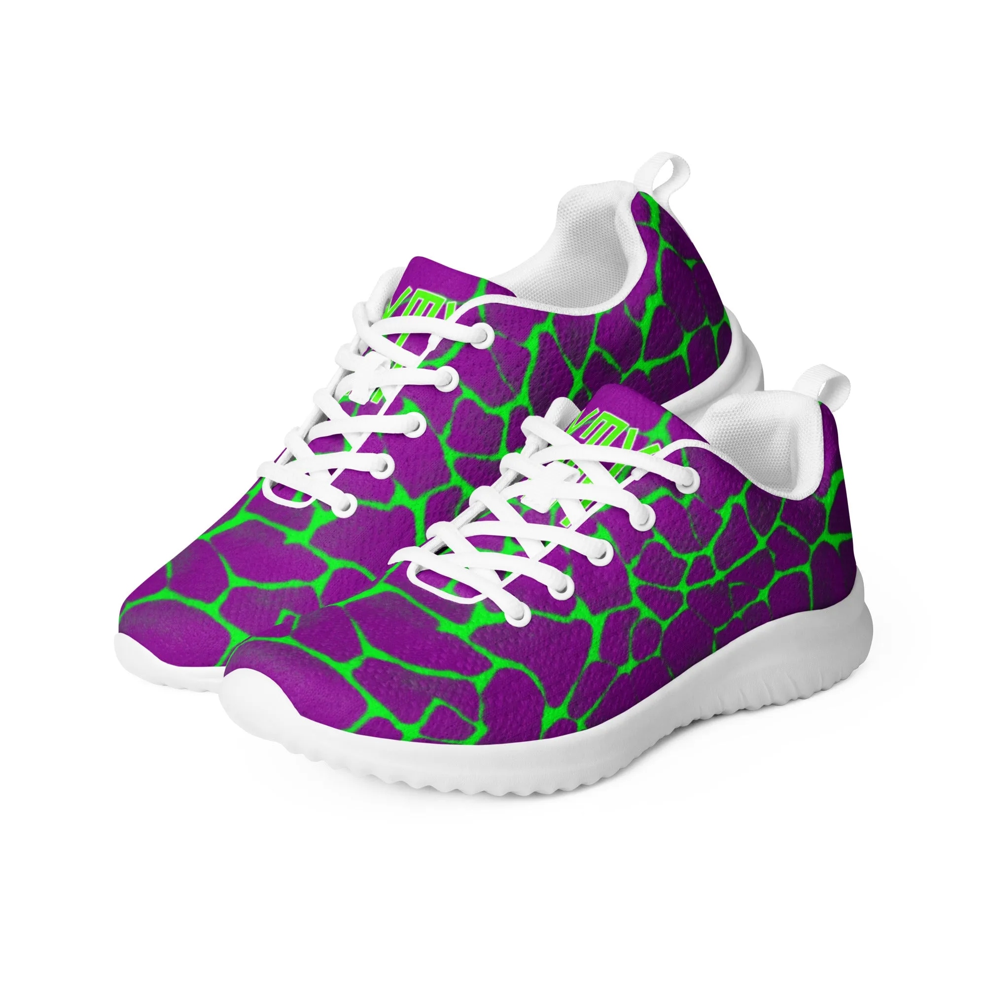 Sixty Eight 93 Lime Green & White Boa Purple Lime Men's Athletic Shoes