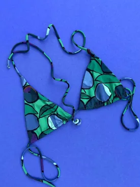 Siyu: Limona Reversible Tie Side Bikini Bottom - Purple Multi