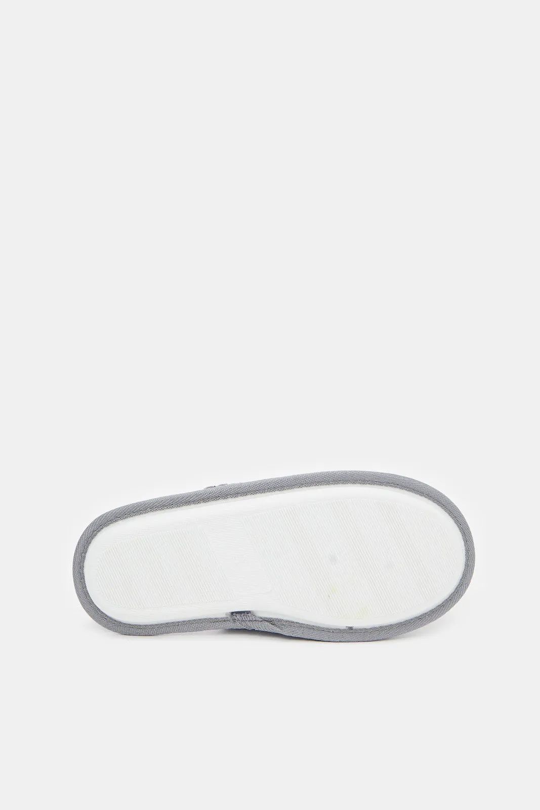 Women Grey Textured Slipper